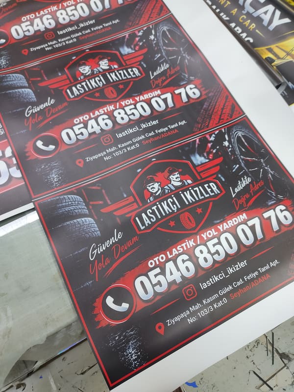 TK_Studio tasarımı, basılmış hâli