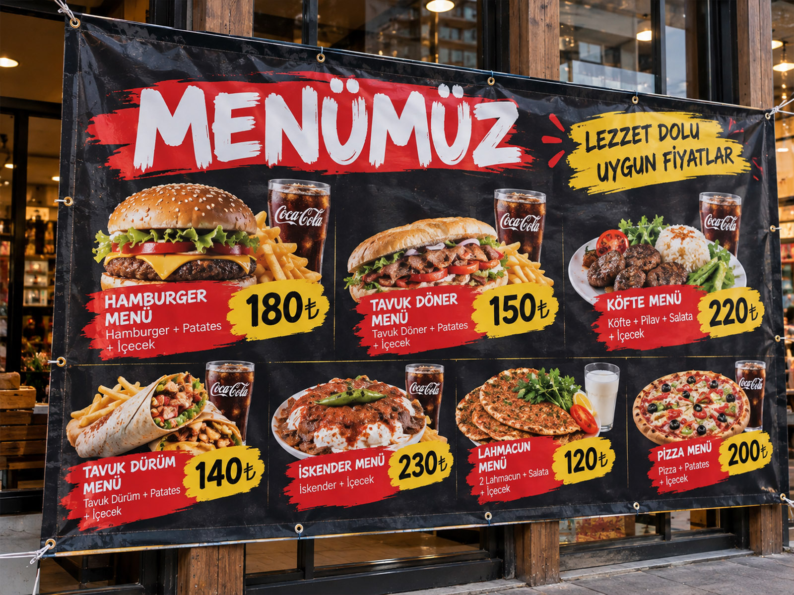 Menü ve Fiyat Listesi Afişi