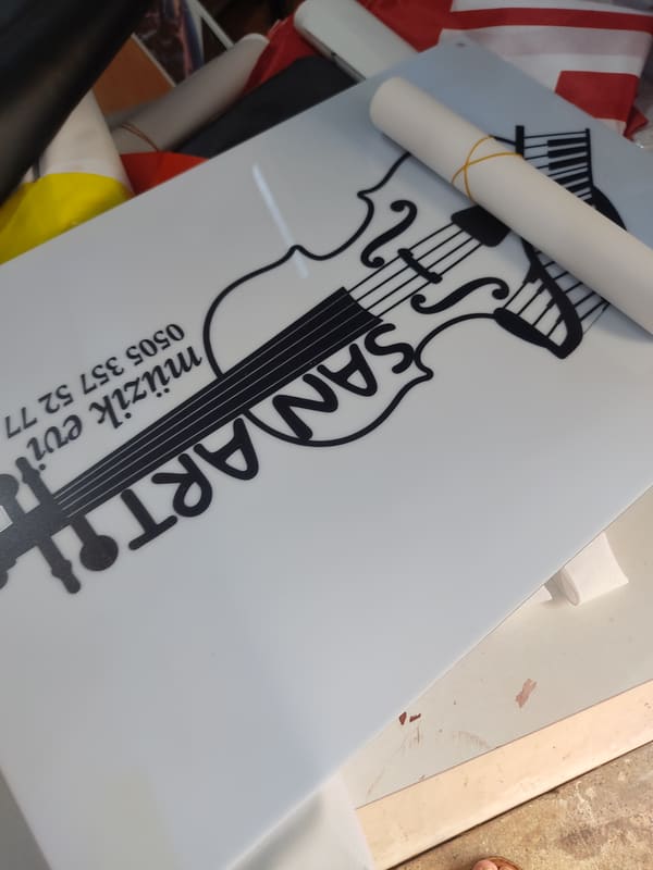 TK_Studio tasarımı, basılmış hâli