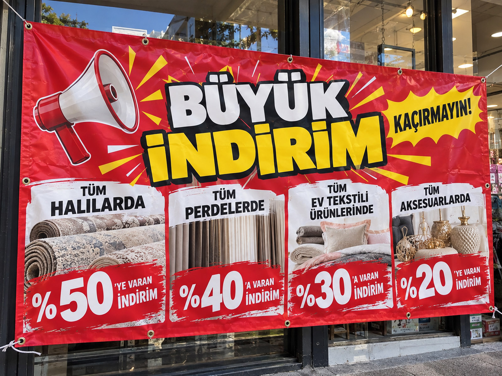 İndirim ve Kampanya Afişi